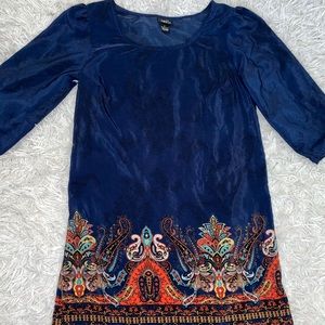 Rue 21 Navy Floral Dress